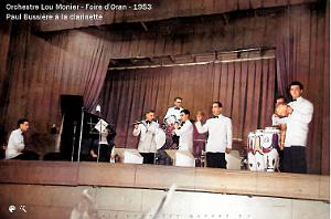 ORAN - FOIRE D'ORAN - ORCHESTRE PAUL BUSSIERE - 1953